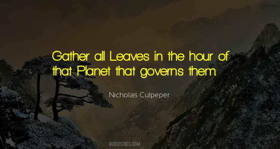 Nicholas Culpeper Quotes #317533