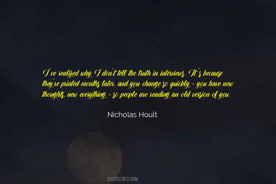 Nicholas Hoult Quotes #1293071