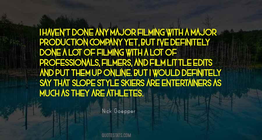 Nick Goepper Quotes #78546