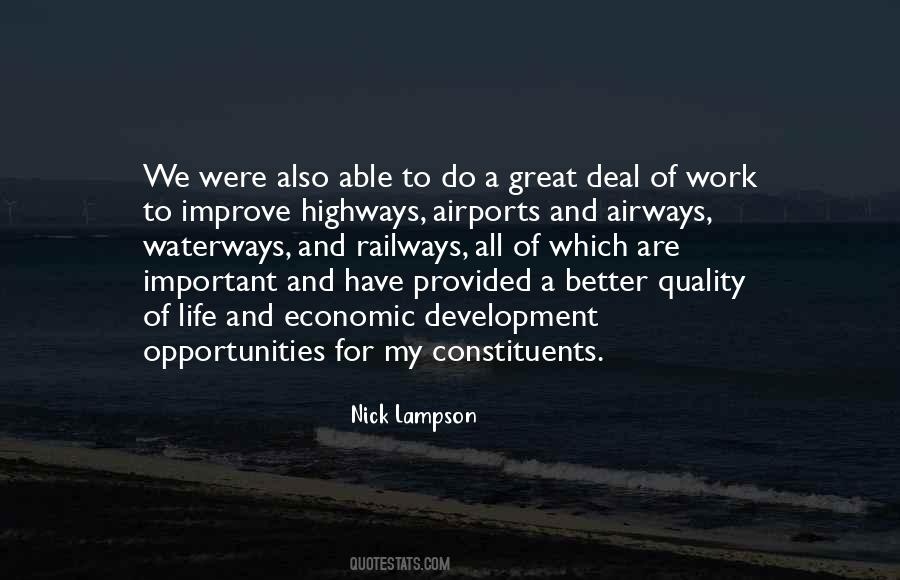 Nick Lampson Quotes #686378