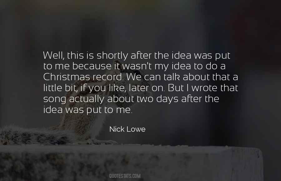 Nick Lowe Quotes #1061485