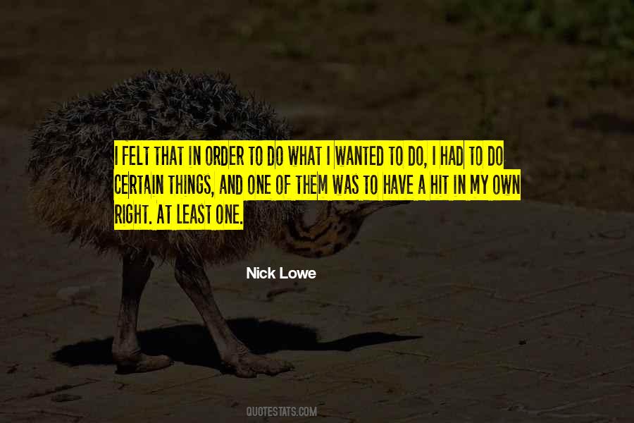 Nick Lowe Quotes #288218