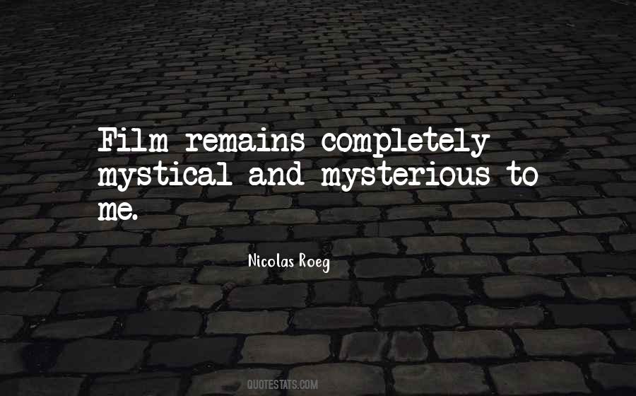 Nicolas Roeg Quotes #1091613