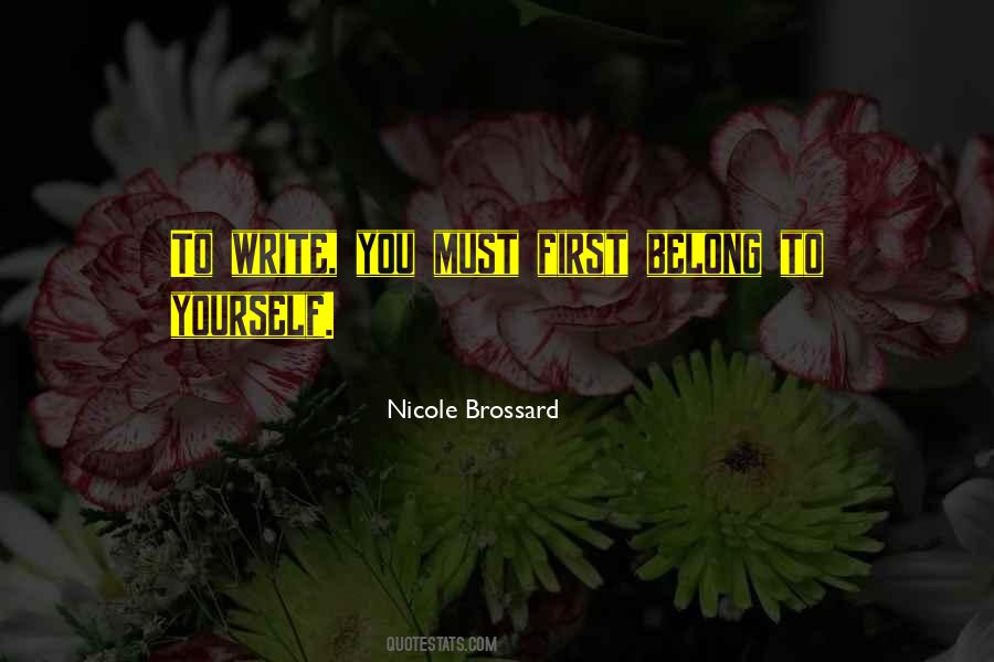 Nicole Brossard Quotes #52868