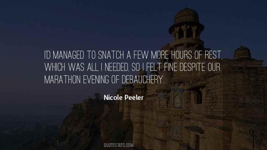 Nicole Peeler Quotes #248249