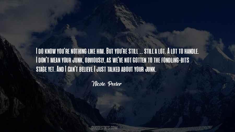 Nicole Peeler Quotes #870563