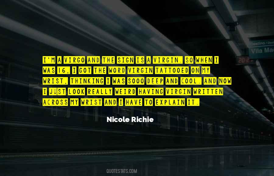 Nicole Richie Quotes #1789864