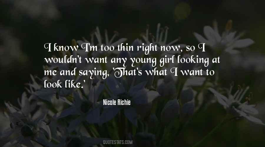 Nicole Richie Quotes #48615