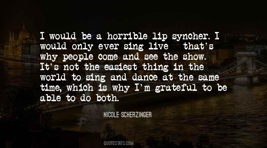 Nicole Scherzinger Quotes #272136