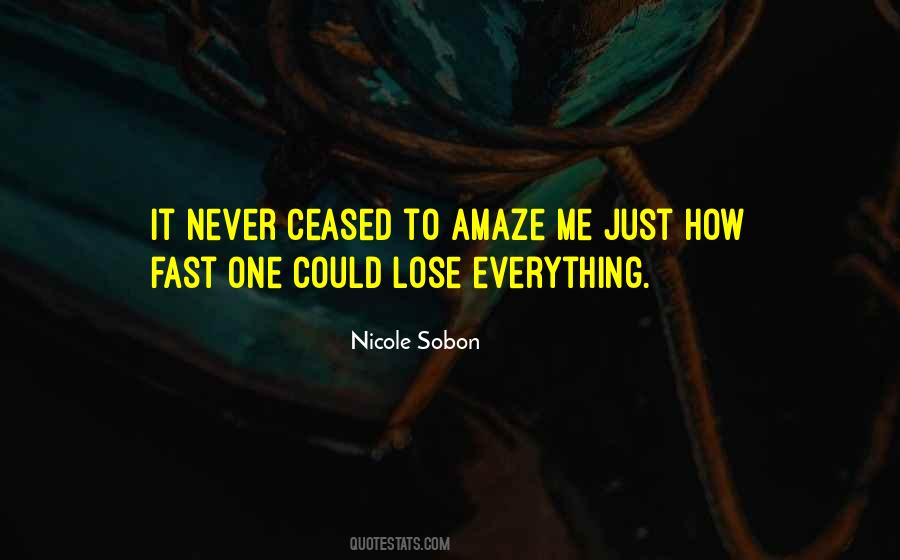 Nicole Sobon Quotes #1850522