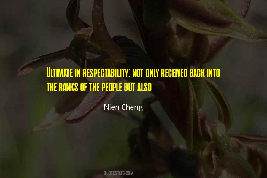 Nien Cheng Quotes #634384