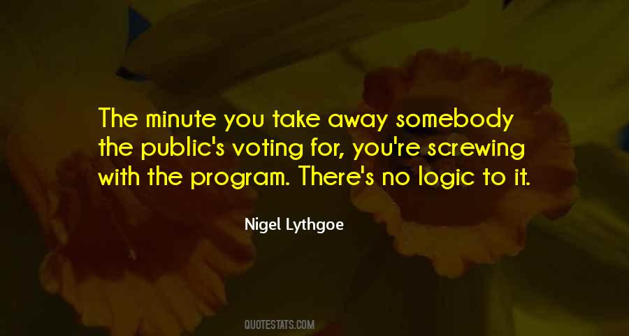 Nigel Lythgoe Quotes #145160