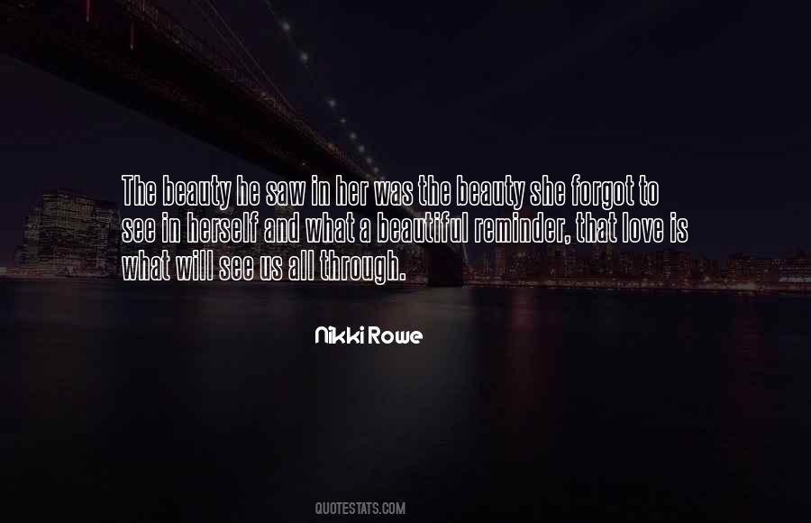 Nikki Rowe Quotes #288382