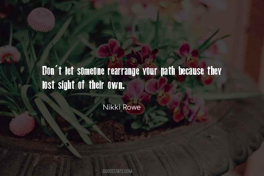 Nikki Rowe Quotes #32510