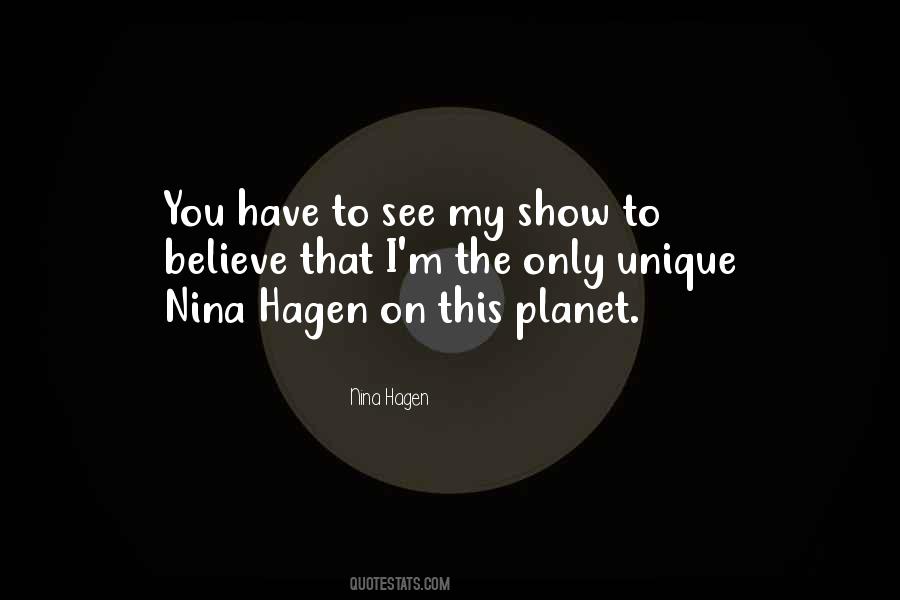 Nina Hagen Quotes #987772