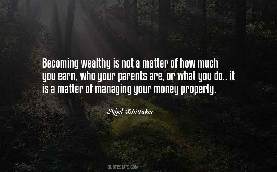 Noel Whittaker Quotes #111484