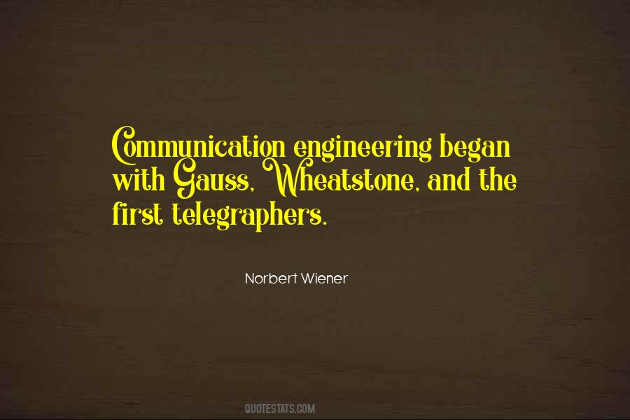 Norbert Wiener Quotes #1439039