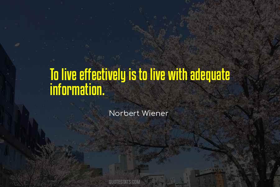 Norbert Wiener Quotes #1711947