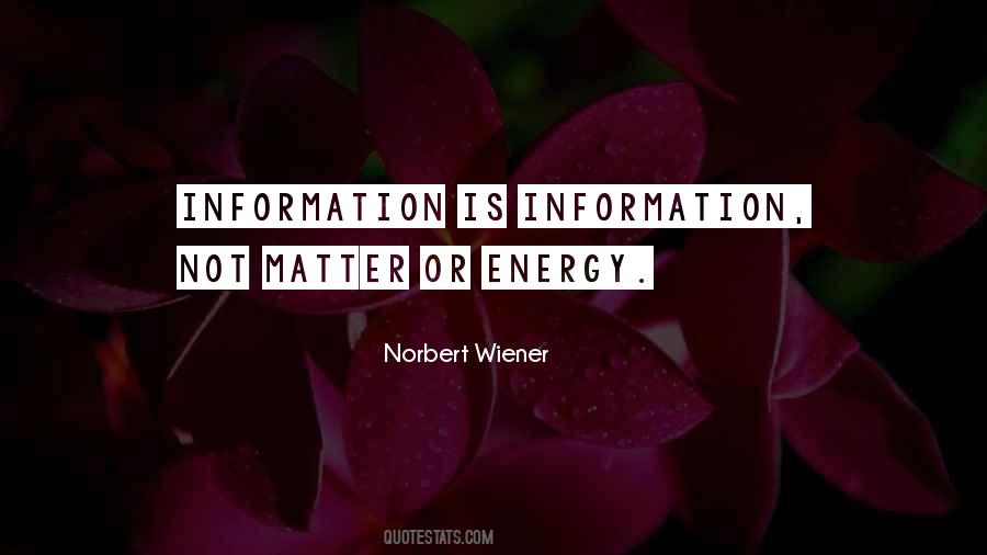 Norbert Wiener Quotes #804780