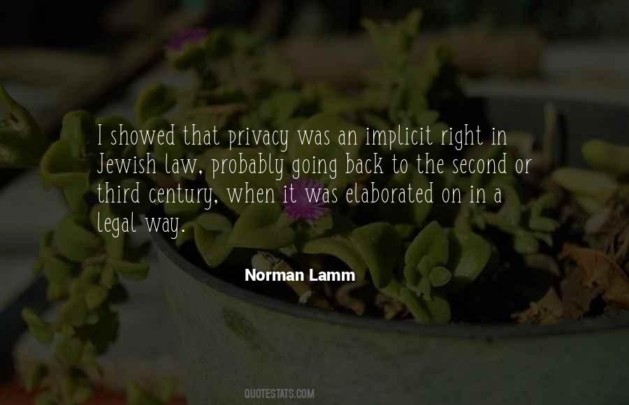 Norman Lamm Quotes #1705095