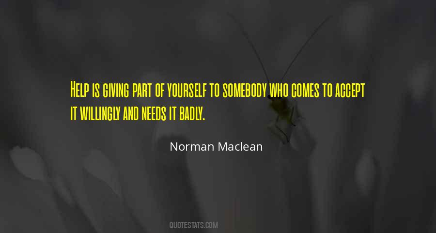 Norman Maclean Quotes #1757371