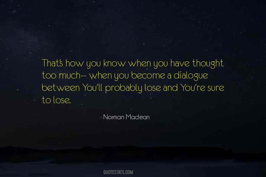 Norman Maclean Quotes #1769289