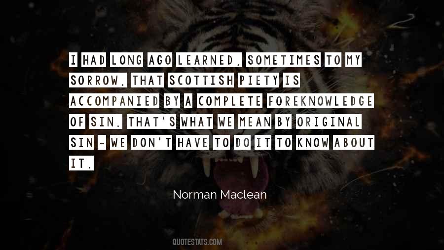 Norman Maclean Quotes #888706