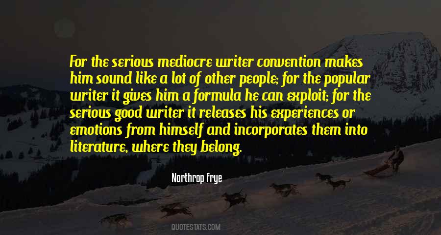 Northrop Frye Quotes #1425687