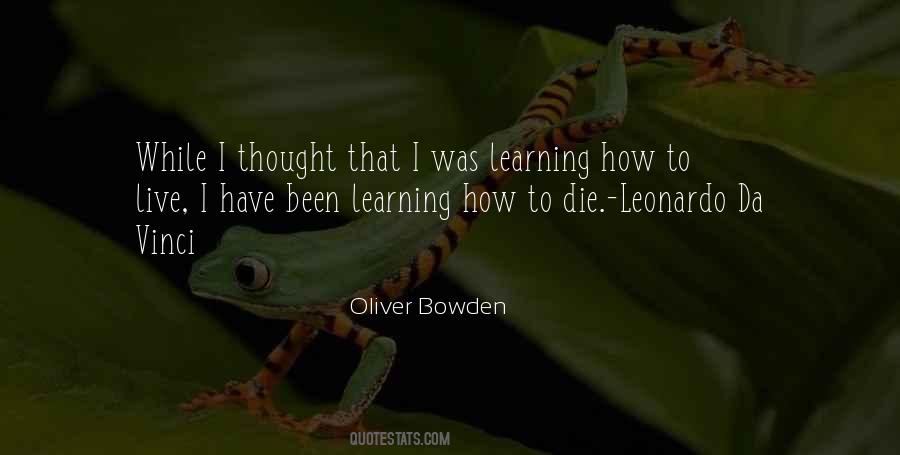 Oliver Bowden Quotes #776374