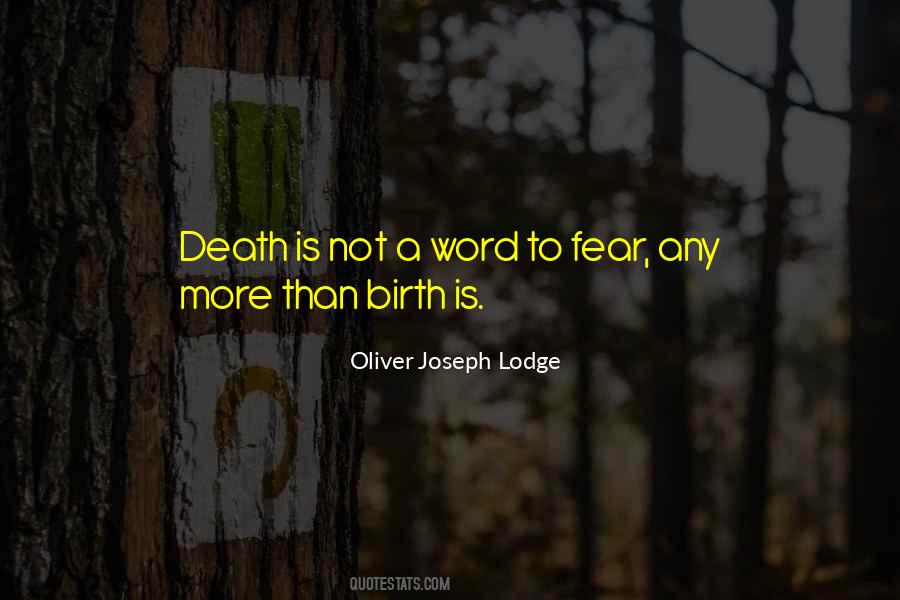 Oliver Lodge Quotes #1612454