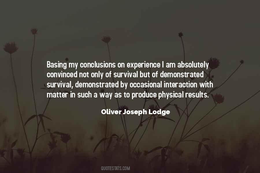Oliver Lodge Quotes #833087