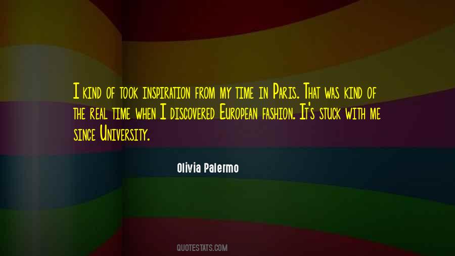 Olivia Palermo Quotes #1716371