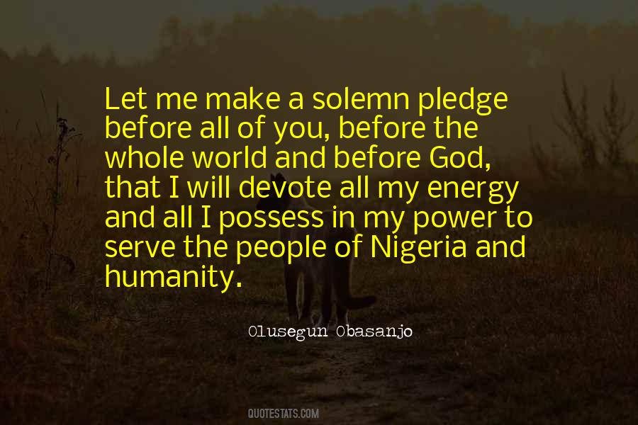 Olusegun Obasanjo Quotes #1258916