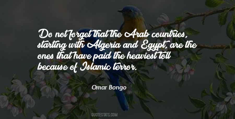 Omar Bongo Quotes #1236982