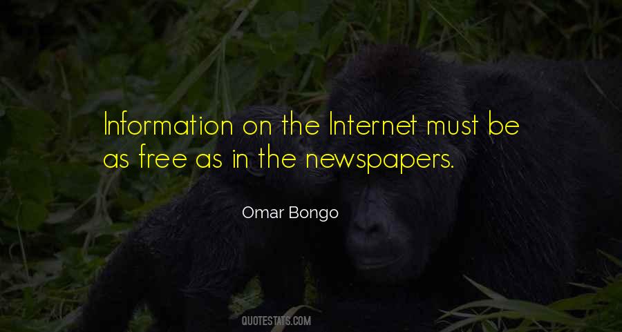 Omar Bongo Quotes #1773059