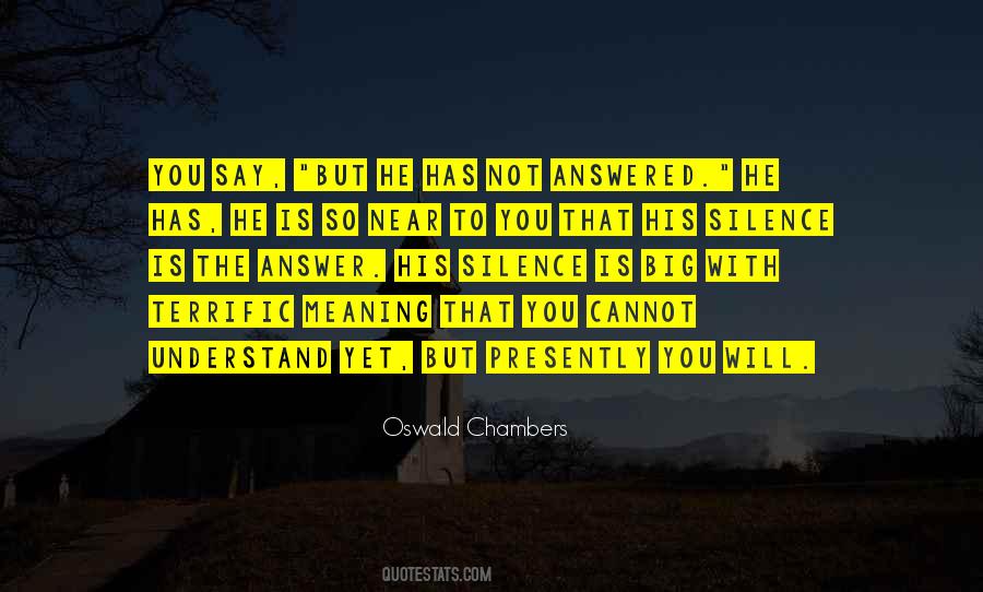 Oswald Chambers Quotes #29872