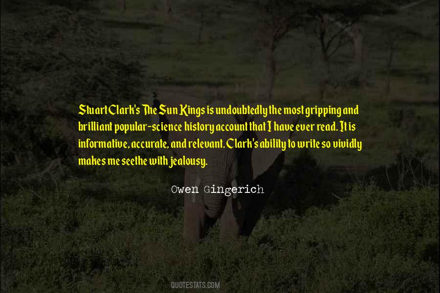 Owen Gingerich Quotes #1422430