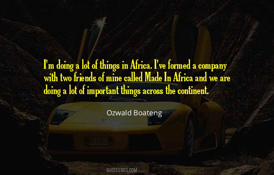 Ozwald Boateng Quotes #250866