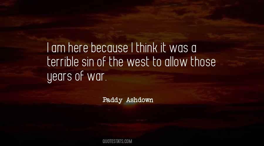 Paddy Ashdown Quotes #1863915