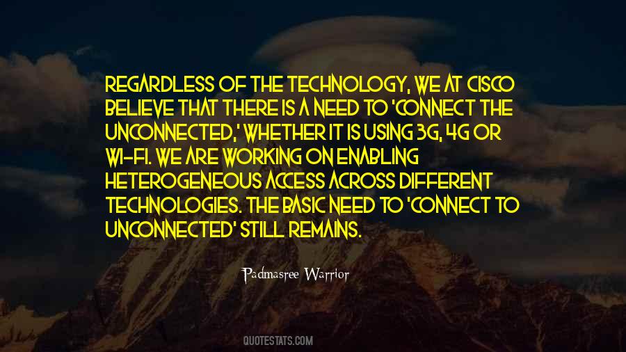 Padmasree Warrior Quotes #1567330