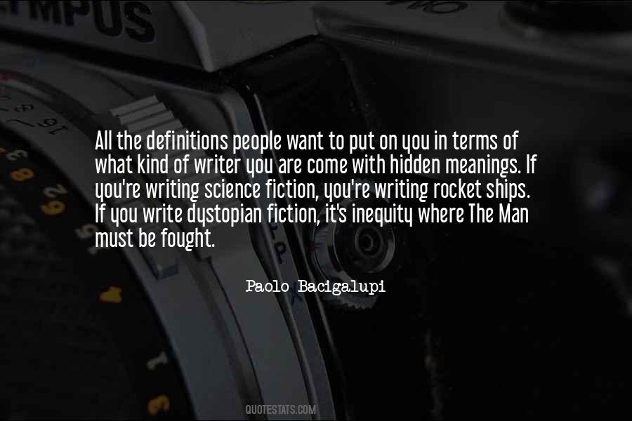 Paolo Bacigalupi Quotes #47691