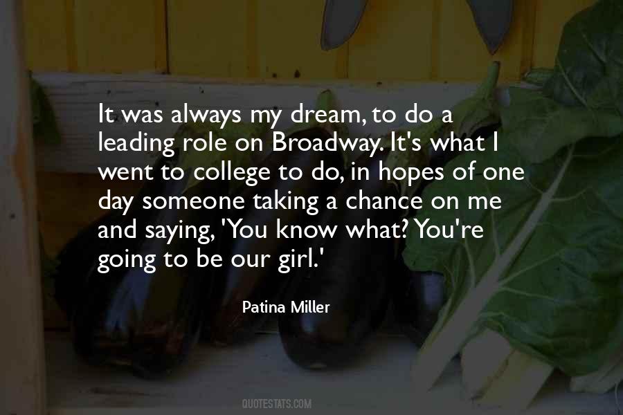 Patina Miller Quotes #1175988