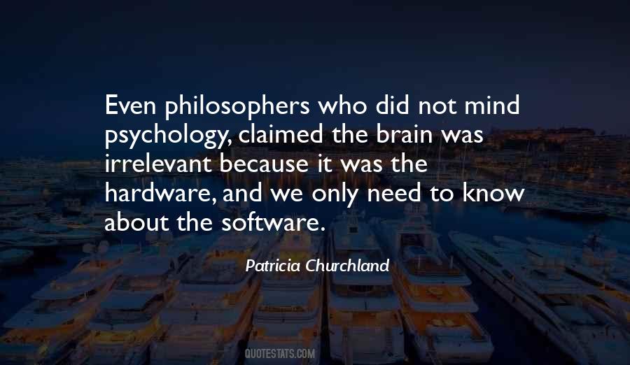 Patricia Churchland Quotes #753310