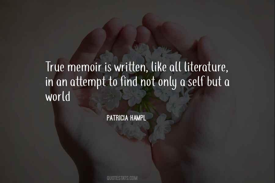 Patricia Hampl Quotes #1092052