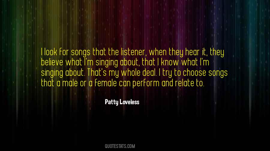 Patty Loveless Quotes #737675