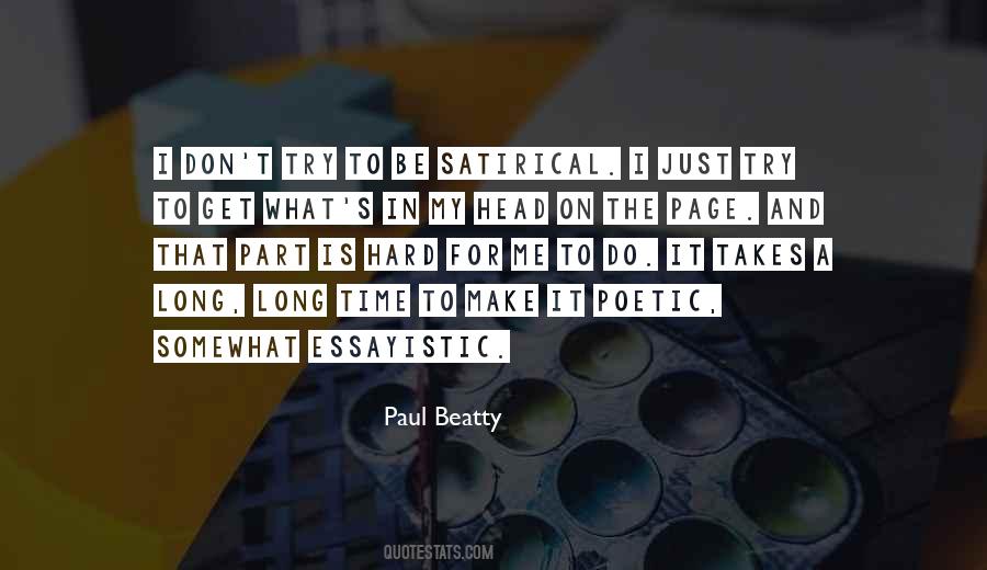 Paul Beatty Quotes #1401204