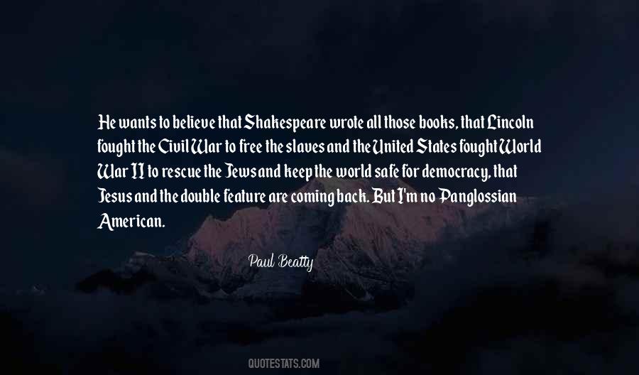 Paul Beatty Quotes #460896