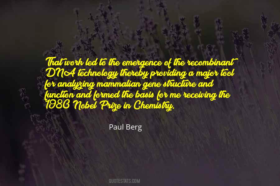 Paul Berg Quotes #1313025
