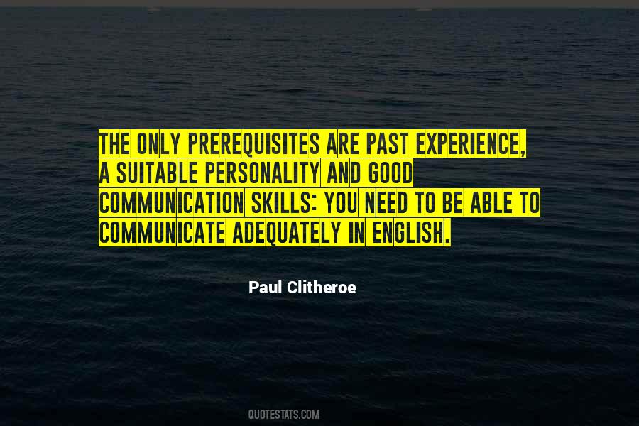 Paul Clitheroe Quotes #625416