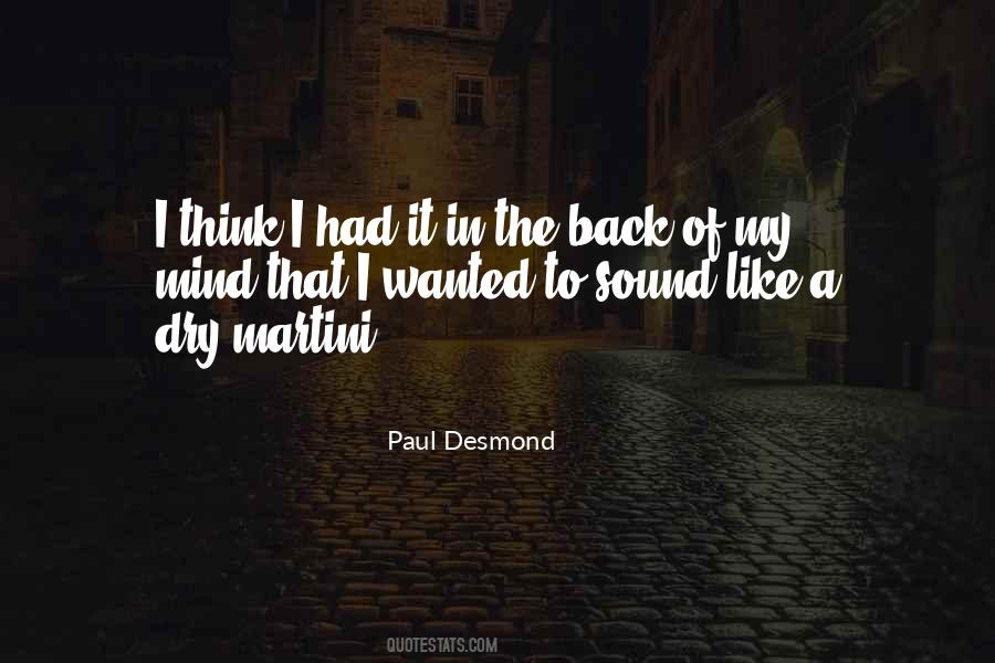 Paul Desmond Quotes #1165972